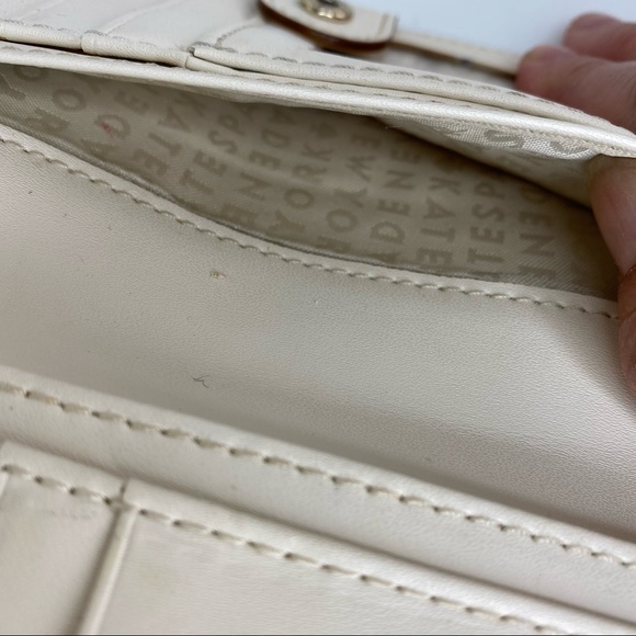 Kate Spade Red Saffiano Leather Wallet - Picture 7 of 8